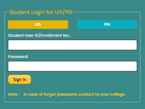 HPU Shimla Student Login Portal