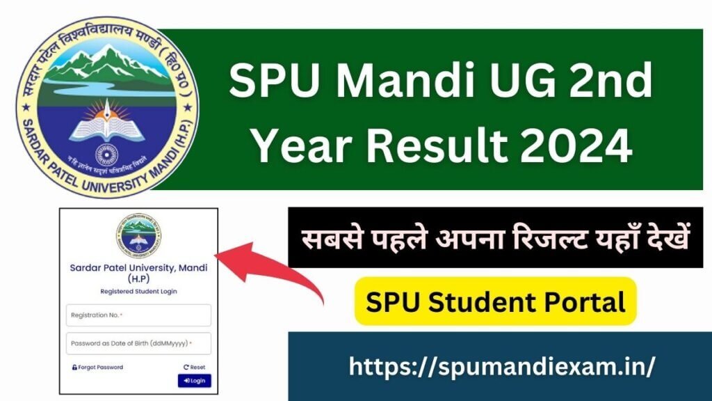 SPU Mandi 2nd Year Result 2024 Download Marksheet @spumandi.ac.in