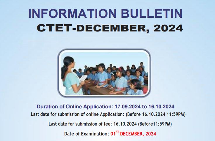 CTET December 2024 Notification Out, Eligibility, Apply Now