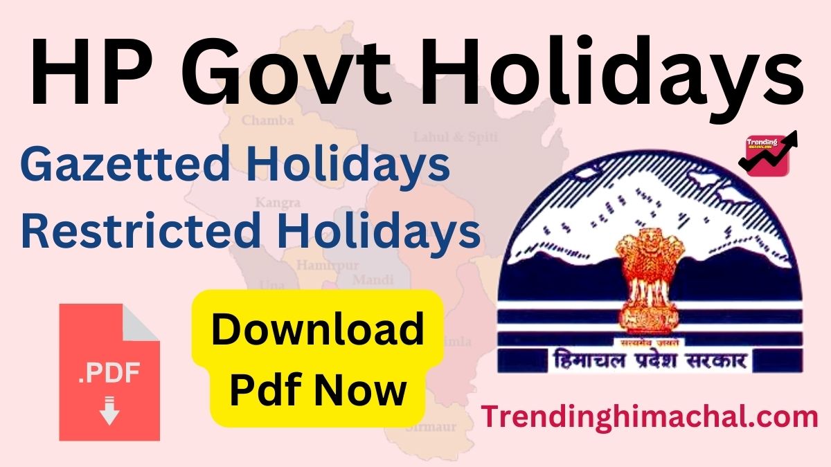 HP Govt Holidays