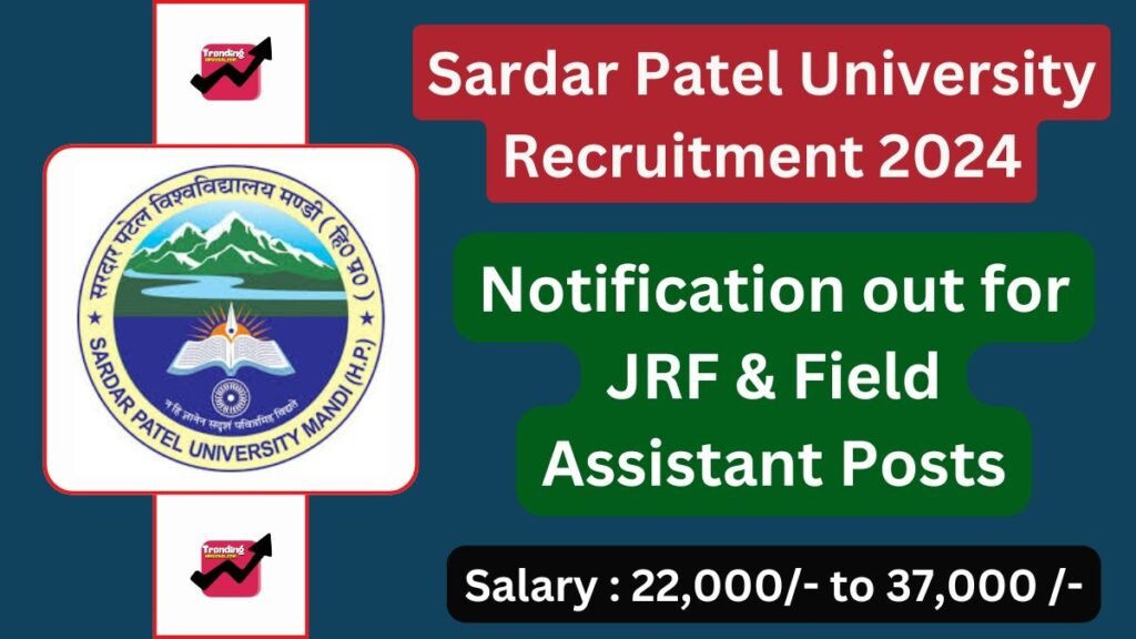 SPU Mandi Recruitment 2024 Notification out for JRF & Field Assistant Posts