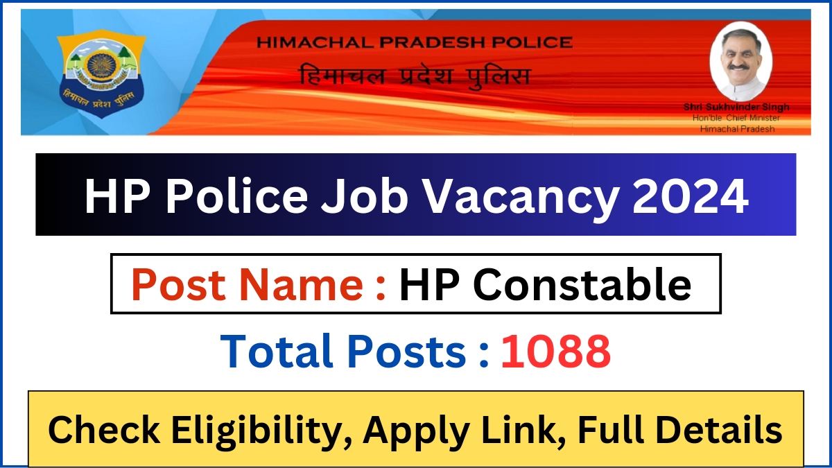 HP Police Constable Recruitment 2024