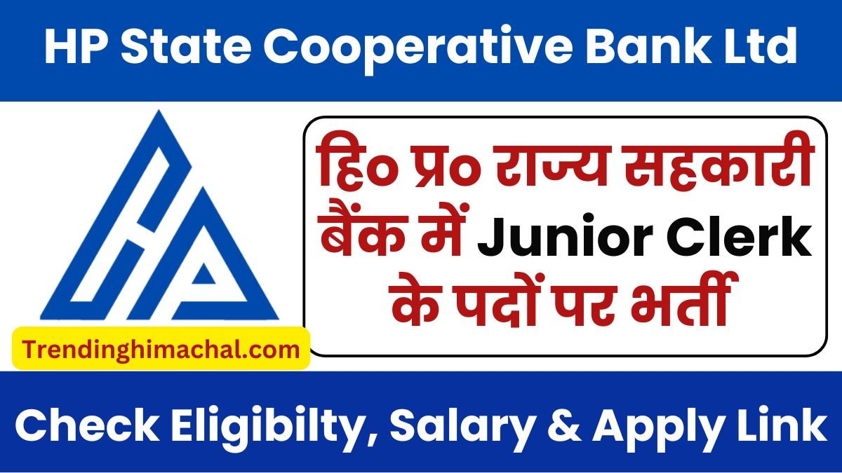 HPSCB Junior Clerk Recruitment 2024 Notification Out For 22 Posts