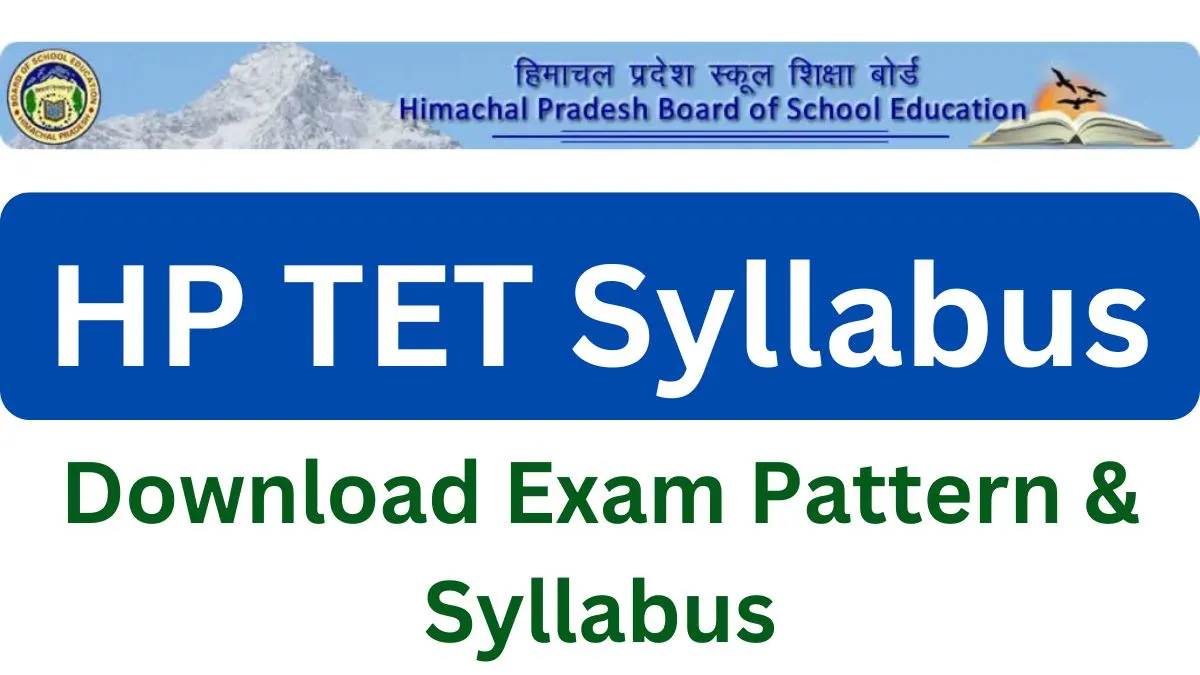 HP TET Syllabus