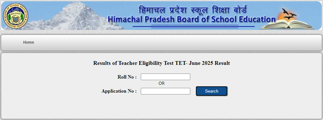 HP TET Result 2025, Download HPTET June 2025 Result